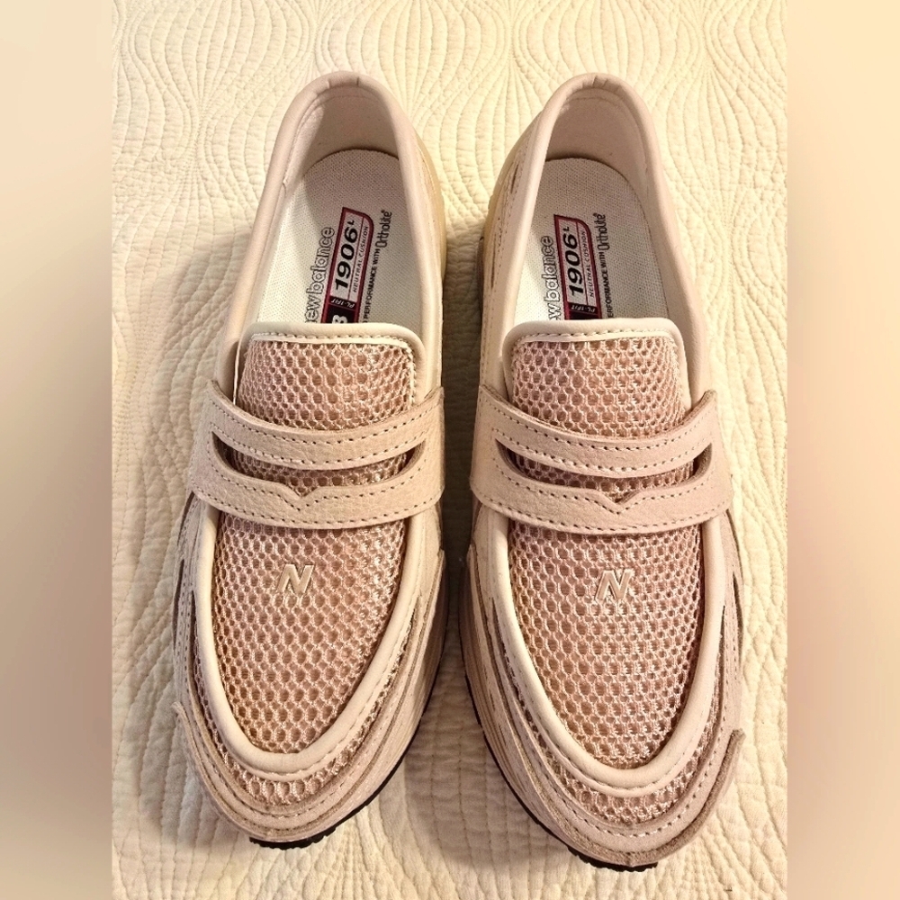 NIB New Balance 1906L Sneaker Loafer In Beige Ladies 7, Mens 5.5
